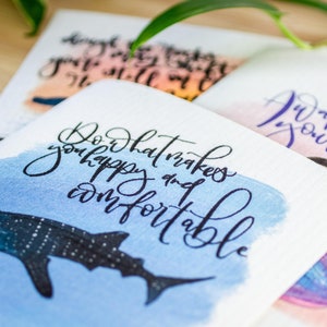 Swedish Dishcloths - Ocean Inspired | Eco-friendly, Biodegradable, Compostable, Zero Waste, Reusable Paper Towel Replacement