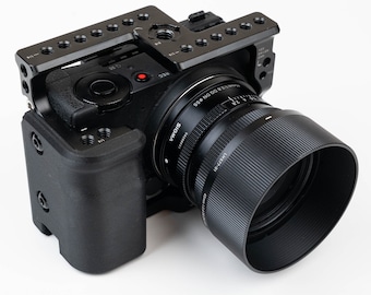 SIGMA - SIGMA  DP3Merrill+フラッシュ+グリップ　モカモカ Sigma DP1-2-3 MERRILL Hand Grip W/Integral Thumb Grip Arca