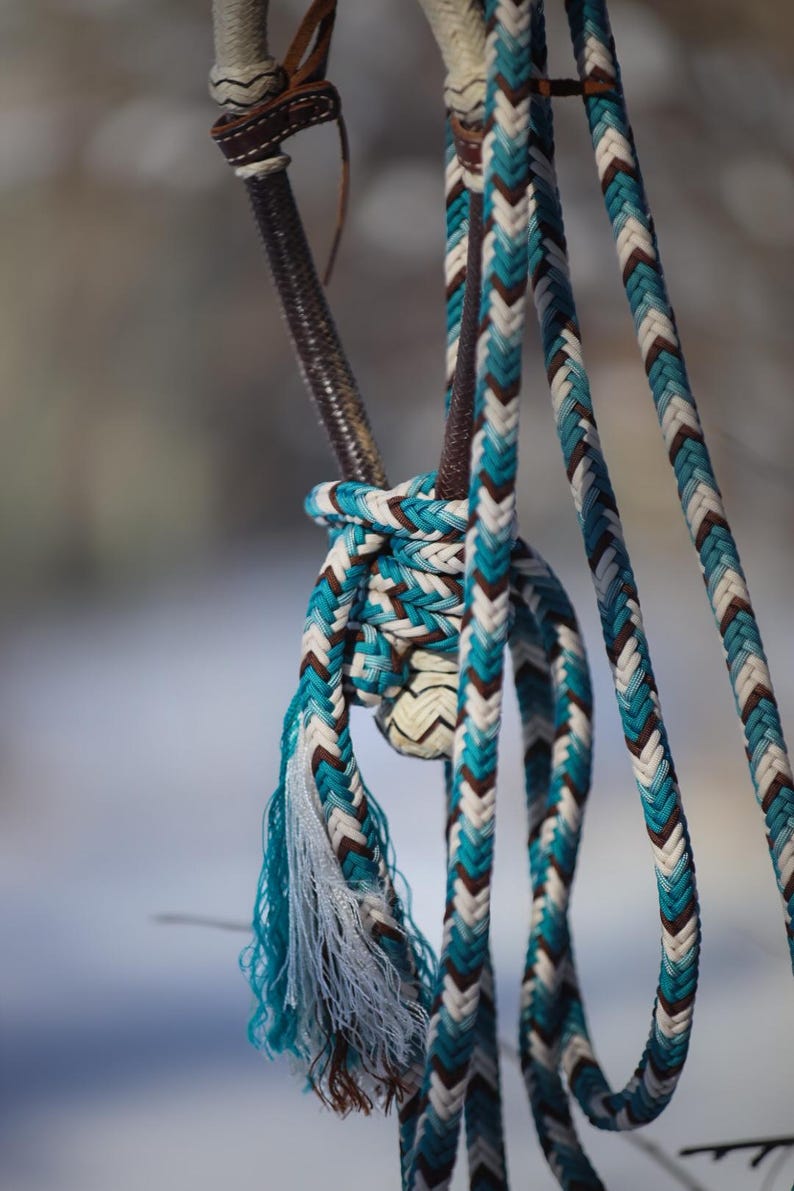 22 ft Hand Braided Paracord Mecate / McCarty image 4