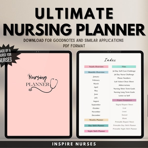 Nurse Planner - Etsy