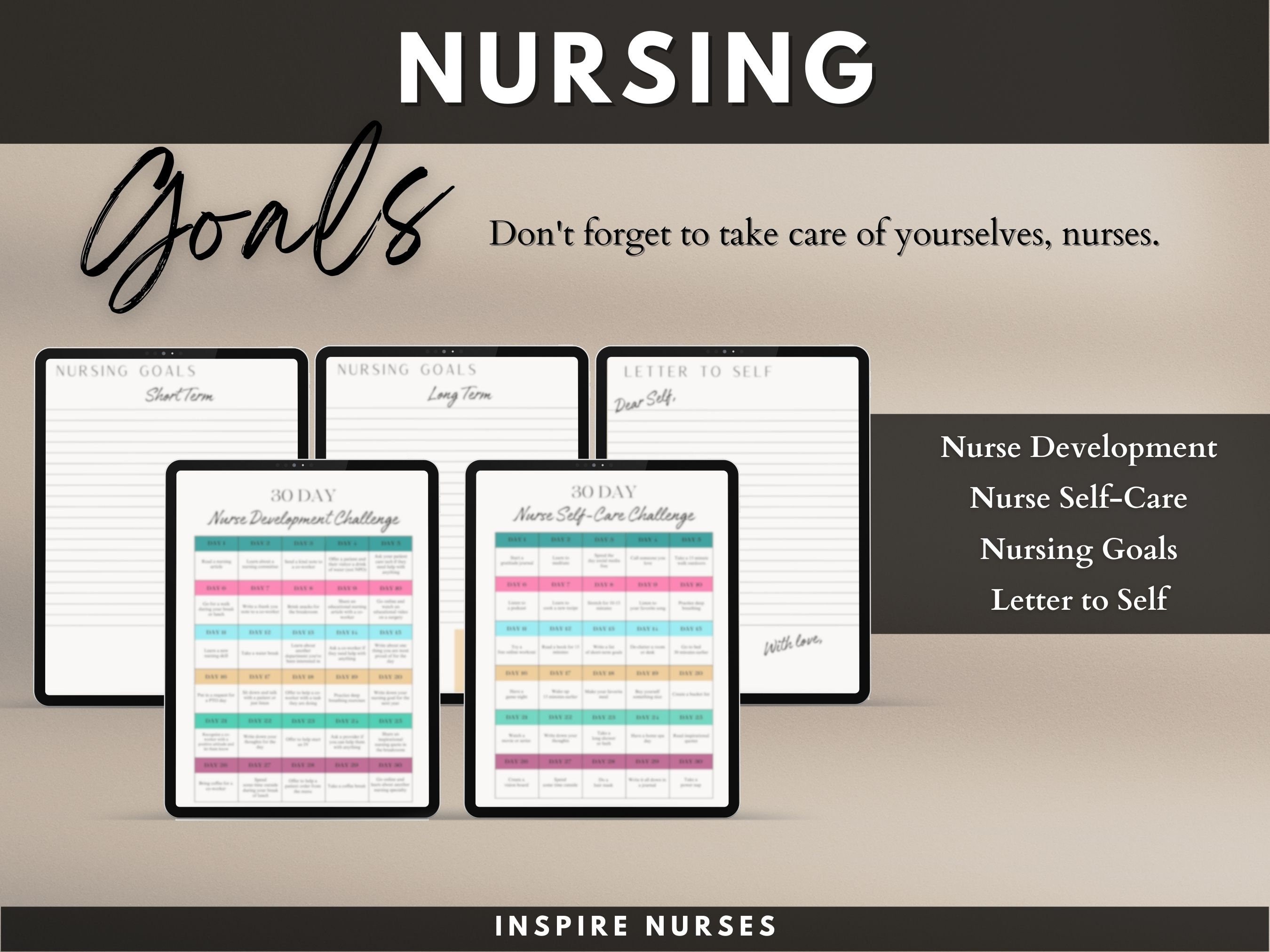 Nurse Planner, Undated Nursing Planner, Digital Planner, Nursing Notes