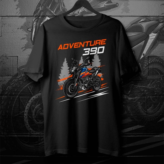 T-shirt KTM 390 Adventure pour motards, T-shirt ktm, Vêtements ktm