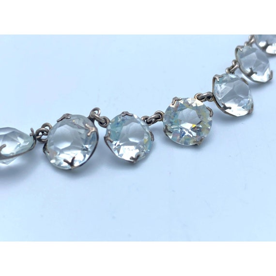 Vintage Art Deco Rivière Czech Rhinestone Crystal… - image 7