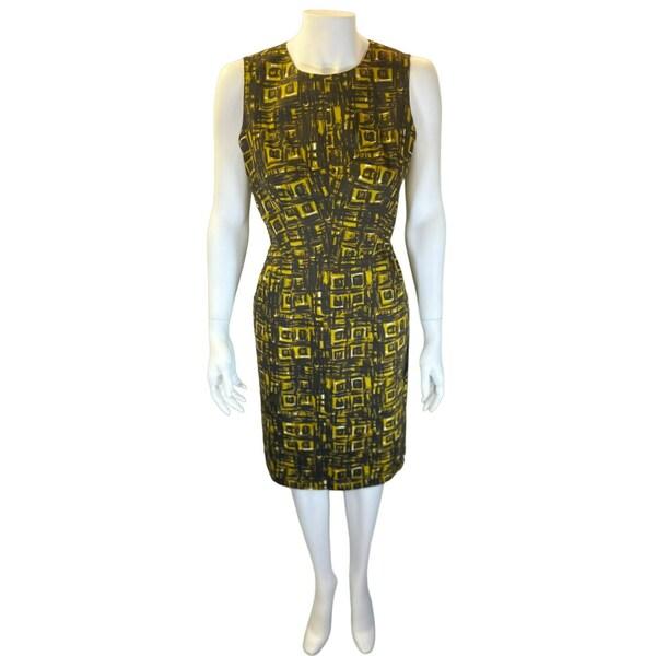 Vintage Women's Dress S XS 70's Original Milly of New York Retro Mod Brutalist