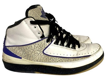 Nike Air Jordan 2 Retro 'Dark Concord' Vintage 2014 Men's 12 Model 385475-153