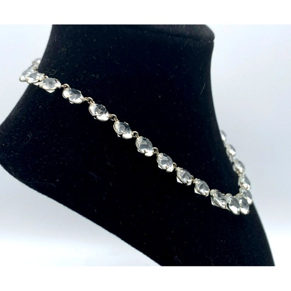 Vintage Art Deco Rivière Czech Rhinestone Crystal… - image 3