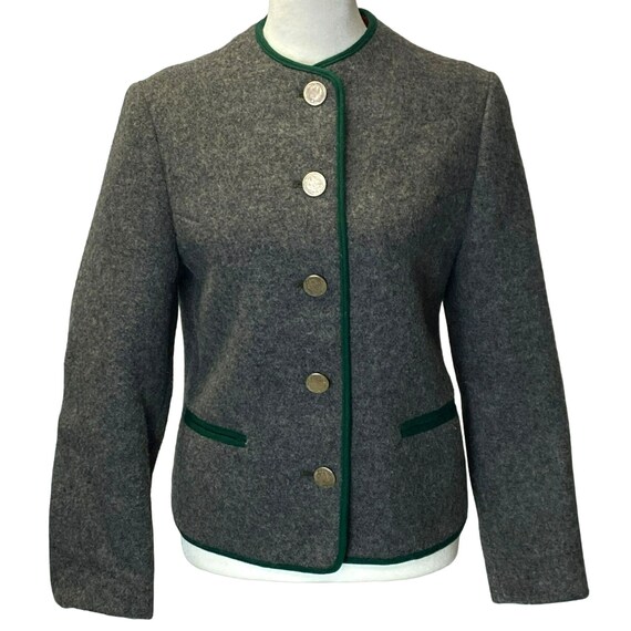 Vintage Boos Wool Jacket Cardigan Austrian Style … - image 1