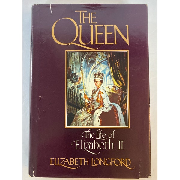 The Queen Life of Elizabeth II Longford Vintage Hardcover 1983 Knopf Royal