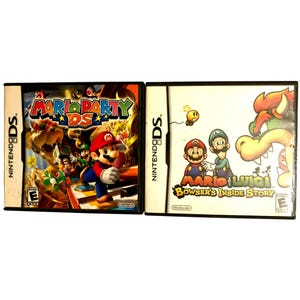 Vintage Nintendo DS, Mario & Luigi Mario Party DS Original CASE Only Inserts