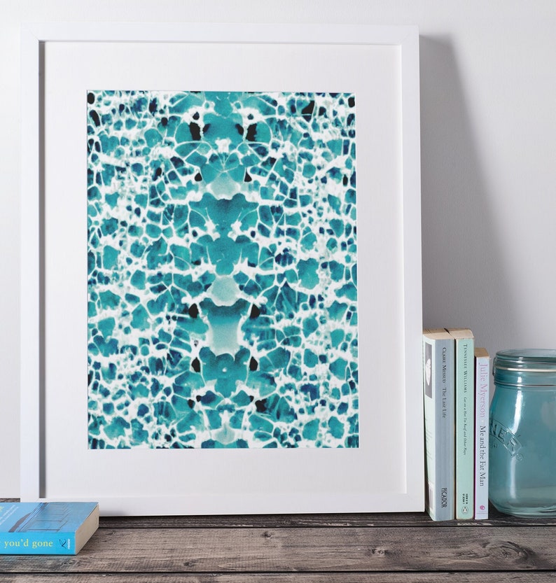 Blue Green Printable Wall Art Digital Download Blue Green Wall Decor Digital Print Wall Art