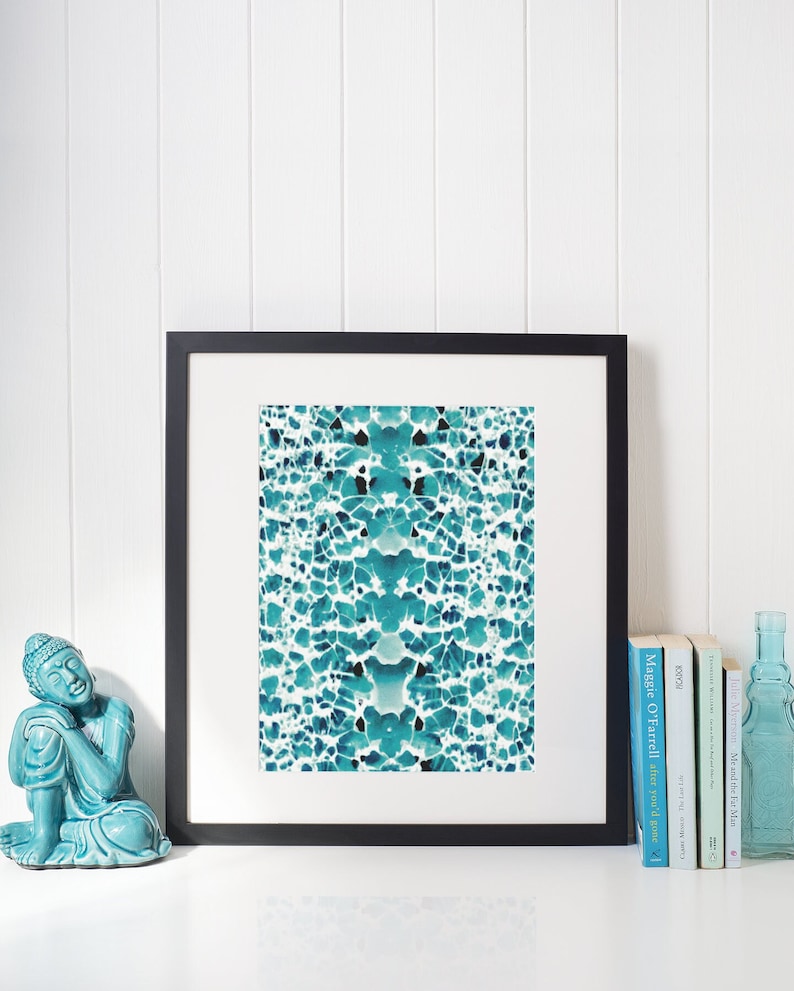 Blue Green Printable Wall Art Digital Download Blue Green Wall Decor Digital Print Wall Art