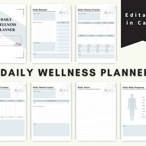 Daily Wellness Digital Planner