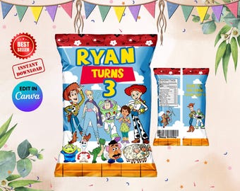 Spielzeug Geschichte Chip Taschen, Spielzeug Geschichte Geburtstag, Spielzeug Geschichte Mitbringsel, Spielzeug Geschichte Chip Beutelverpackung, Spielzeug Geschichte Tasche, Spielzeug Geschichte digitaler Download