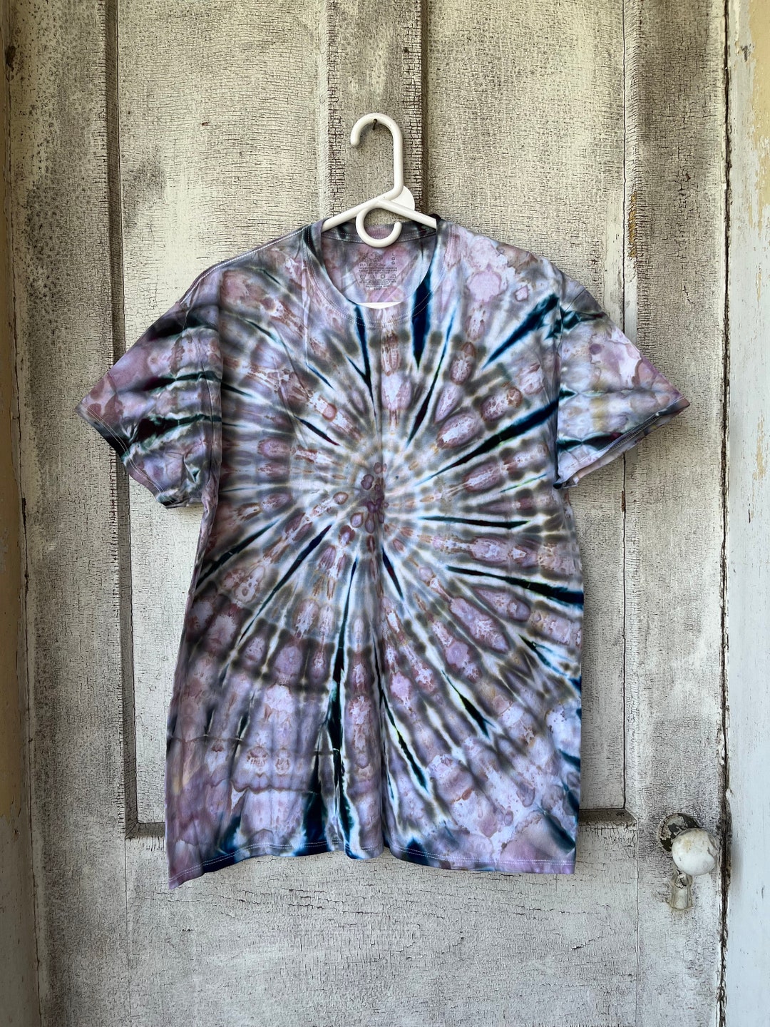 Spiral Hippie Tie Dye Men's Hoodie
