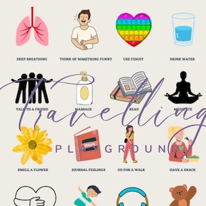 Calming Techniques Poster PDF-Printable Download