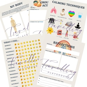 Entire Workbook - Learning About Emotions -29 Page - Digital PDF
