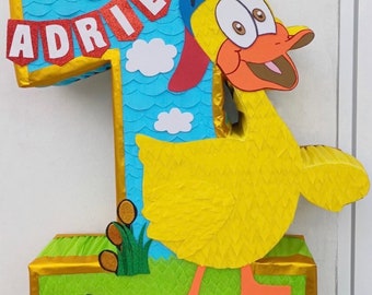 Patito Juan birthday   theme  piñata