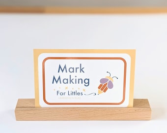 Digital Download Mark Making Activity Cards for Preschool Pre-Writing Skills