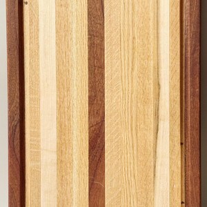 Handmade Sapele Wood Cutting Board with Juice Groove