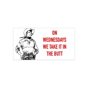 Cowboy Butt Bumper Stickers
