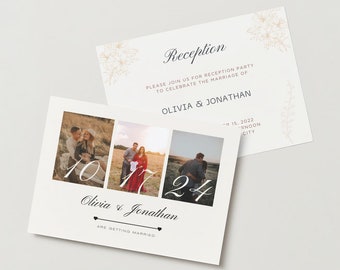 Getting Married Wedding Invite - Instant Download - Editable - Printable - Sharable