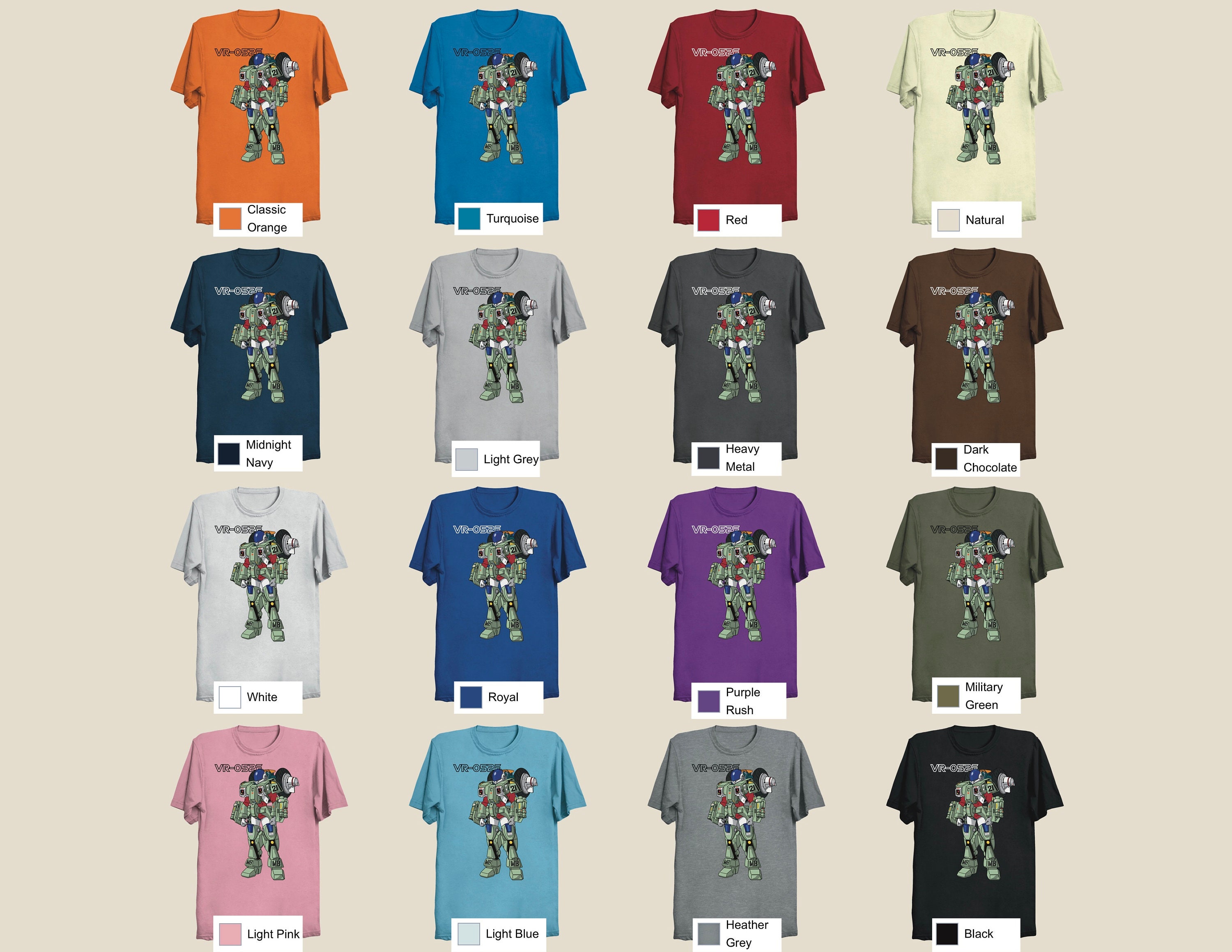 Robotech Tee Scott Bernards Cyclone Unisex Cotton T-shirt Next Level