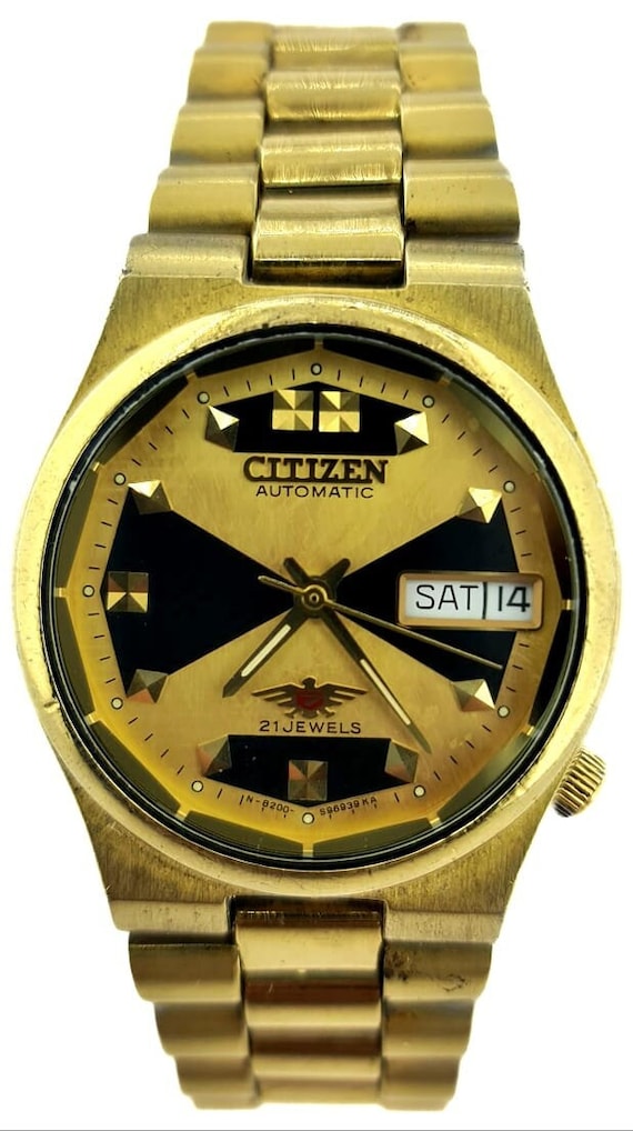 Vintage Automatic Golden Citizen watch 21 Jewels … - image 1