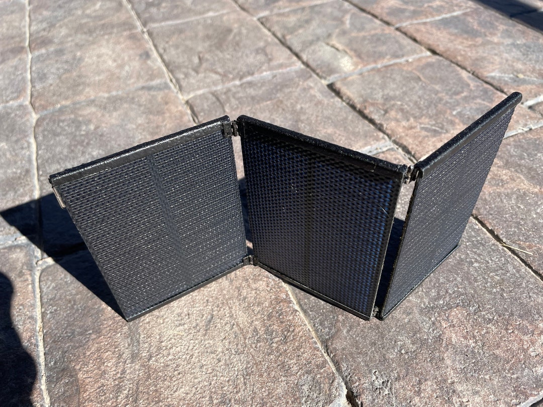 Solar Battery Charger Hiking/backpacking Etsy