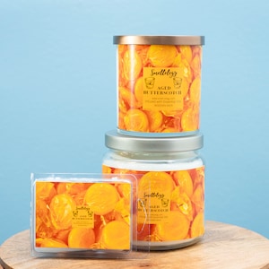Aged Butterscotch, Wooden Wick Coconut Candles, Spicy Scented Candle, Christmas Gift, Birthday Gift, Stocking Stuffers, Candy Scent Candle