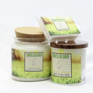 Morning Meadows,  Wooden Wick Coconut Candle, Refreshing/Clean/Masculine Scented Candle