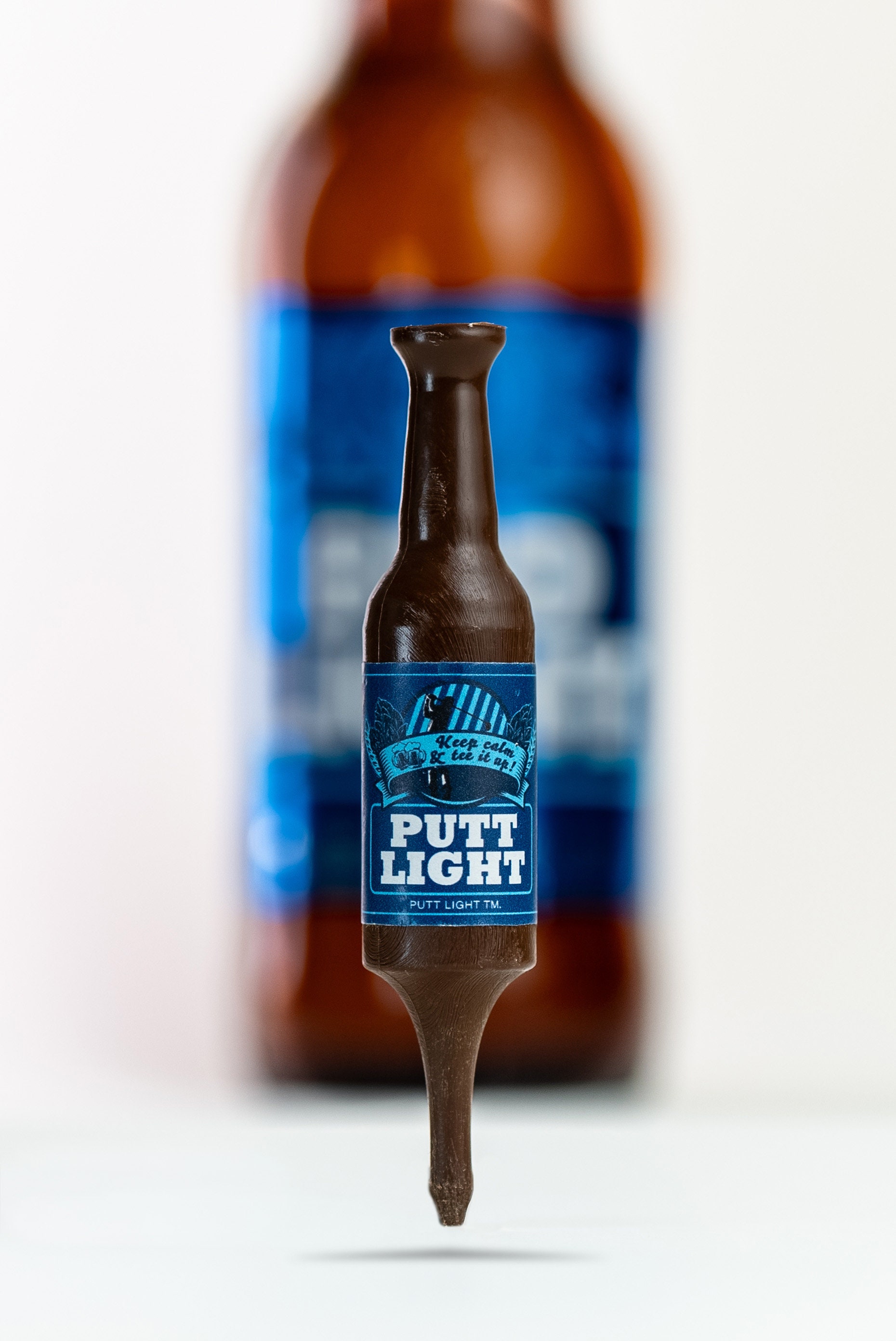 Beer Bottle Golf Tees, Putt Light, Unbreakable Plastic Golf Tees