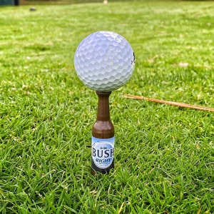 Beer Bottle Golf Tees Golf Gift For Man or Woman Virtually Unbreakable Golf Tee Great for Father' Day and Birthday Presents Bachelor In The Bush Right
