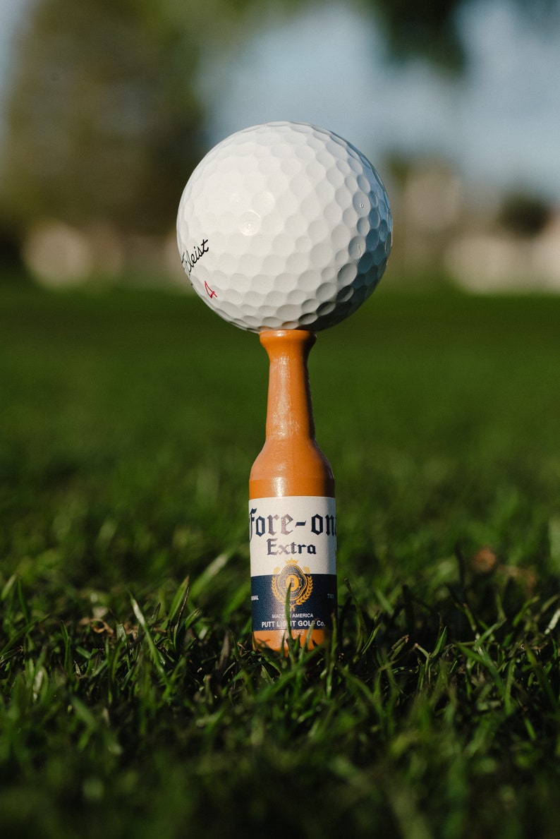 Beer Bottle Golf Tees Golf Gift For Man or Woman Virtually Unbreakable Golf Tee Great for Father' Day and Birthday Presents Bachelor Foreona