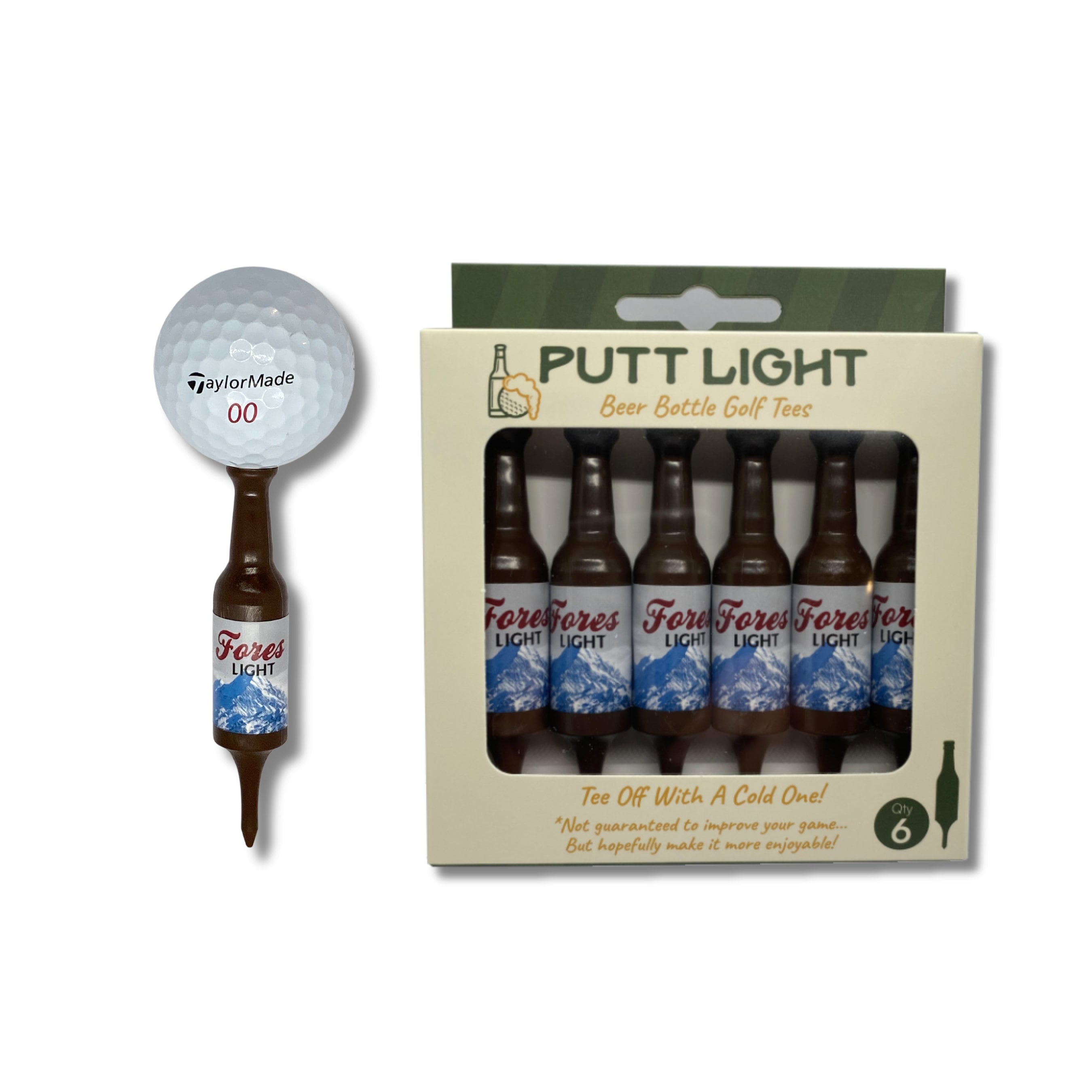 Beer Bottle Golf Tee Bundles Perfect for Bachelor Parties, Golf