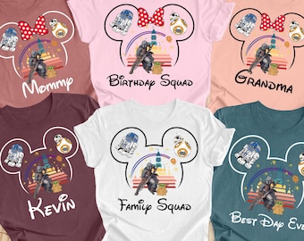 Star Wars Disney Shirt, Family Trip Disney Shirt, Star Wars Family Shirt, Disney Star Wars Shirt, Disney Crew Shirt, Personalized Shirt.