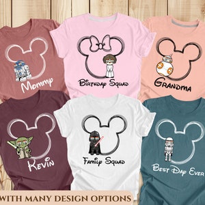 Disney Star Wars Shirt, Darth Vader Tee, Disneyland Family Vacation, Death Star Tee, Star Wars Stormtrooper Shirt, Disney Trip Shirt.