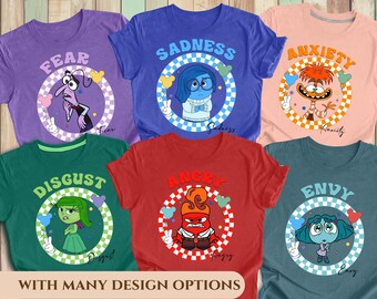 Disney Inside Out Shirt, Inside Out Characters Shirt, Inside Out Shirt, Inside Out Family Shirt, Inside Out Matching Shirt, Disney Shirt.