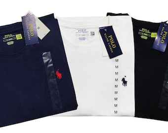 Classic Fit Polo Ralph Lauren T-Shirt Men Crew Neck