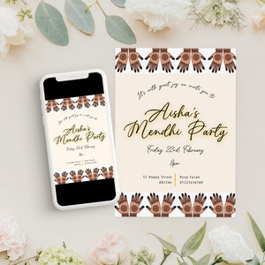 Mehndi Party Digital Invitation