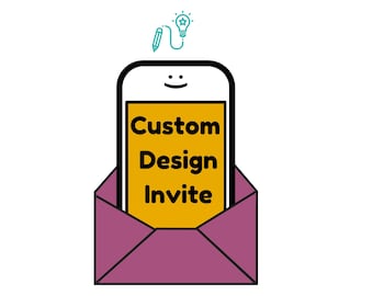 Custom Design Birthday Invitation, Custom Animated, Custom Static, Custom Birthday Party invite, Kids party invitation
