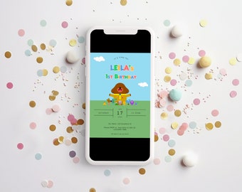 Hey Duggee Birthday Digital Invitation