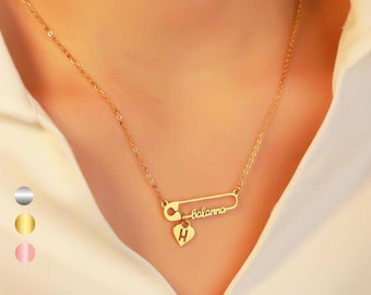 Personalized Name Necklace, Minimalist Gold Name Necklace, Dainty Name Necklace, Birthday Gift, Bridesmaid Gift, Custom Name Necklace, Gift