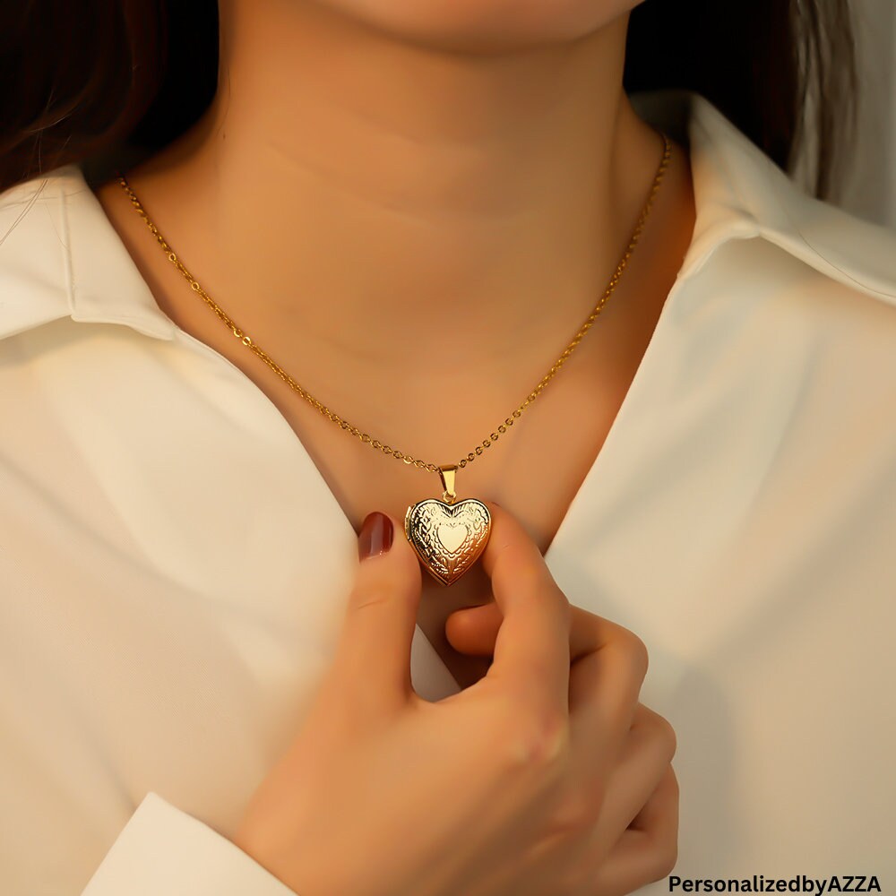 Sterling Silver Heart Locket Necklace - Smyth Jewelers