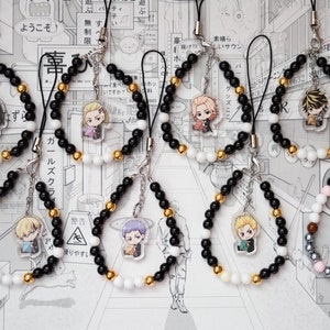 Porte-clés acrylique anime inspiré des Revengers, breloque pour téléphone, TR