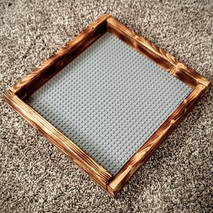 Building Block Tray with 10&quot; x 10&quot; Build Plate -- COMPATIBLE WITH LEGO and All Major Plastic Block Brands