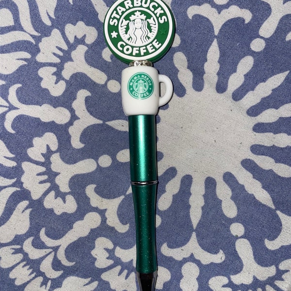 Starbucks Beaded Pen
