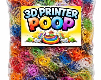 1 lb 3D Printer Filament Scraps, Colorful Resin Art Molds, Shaker Filler Craft Supply