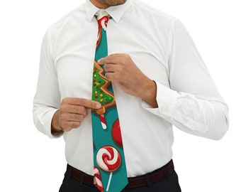 Christmas Holiday Gift For Him Christmas Necktie