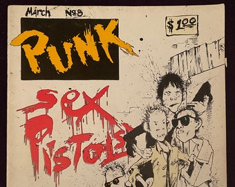 Punk Magazine - Sex Pistols - #8 - 1976 *Vintage* From Nick Zedd Collection