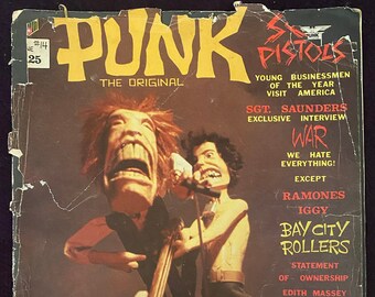 Punk Magazine - Sex Pistols - #14 - 1978 *Vintage* From Nick Zedd Collection